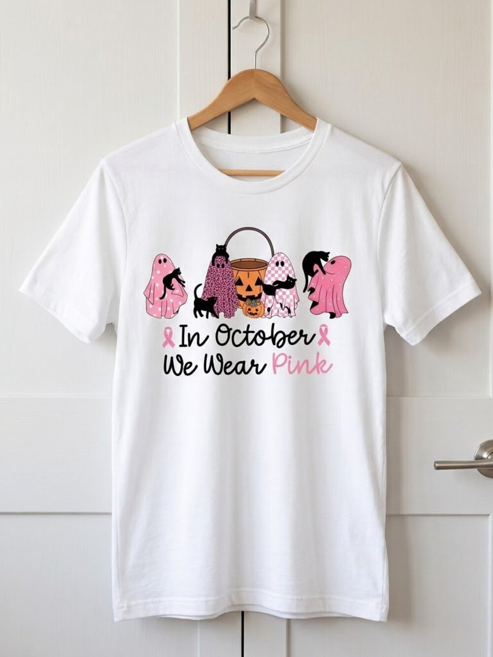 In October We Wear Pink Shirt